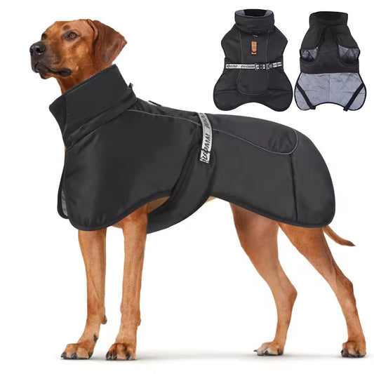 Waterproof Insulated Dog Coat – Warm Winter Jacket with Adjustable Fit