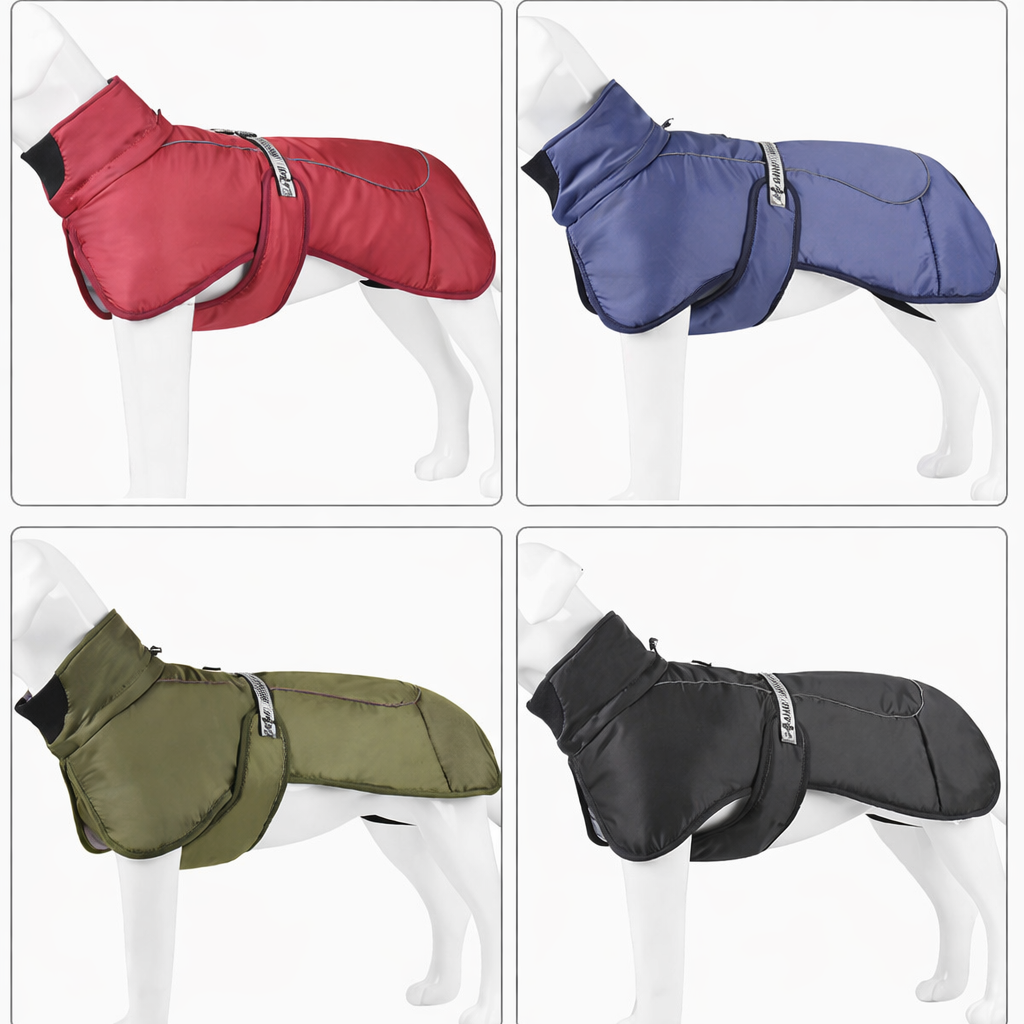 Waterproof Insulated Dog Coat – Warm Winter Jacket with Adjustable Fit